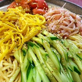 パスタで冷やし中華